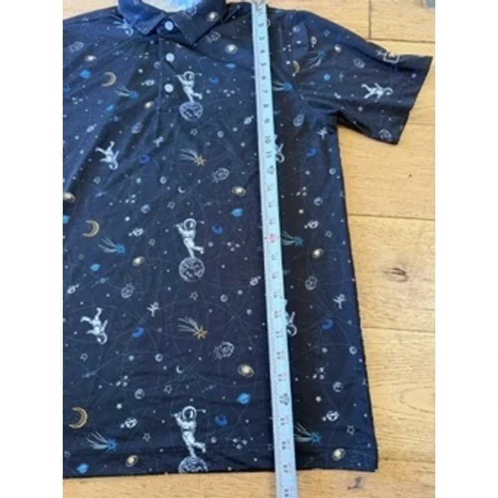 Waggle Mission Albatross Space Astronaut Polo MEDIUM Stretch Performance (1744) - Picture 5 of 7